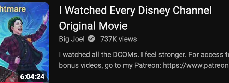 six hours of content